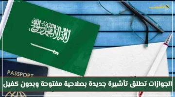 من اليوم رسميًا.. الجوازات السعودية تطلق تأشيرة جديدة بصلاحية مفتوحة ودون كفيل أو رسوم تجديد 1